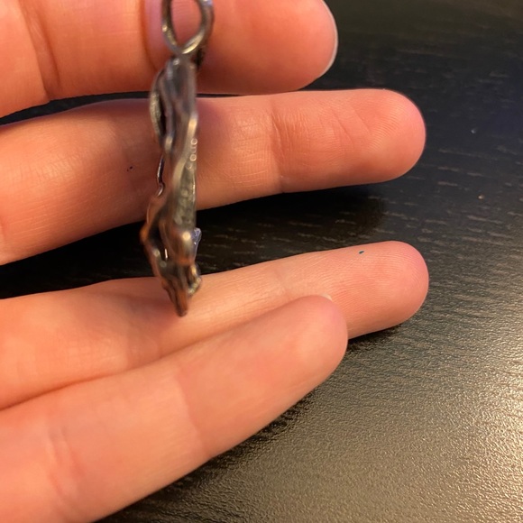 Abalone shell sterling silver pendant - Picture 5 of 7